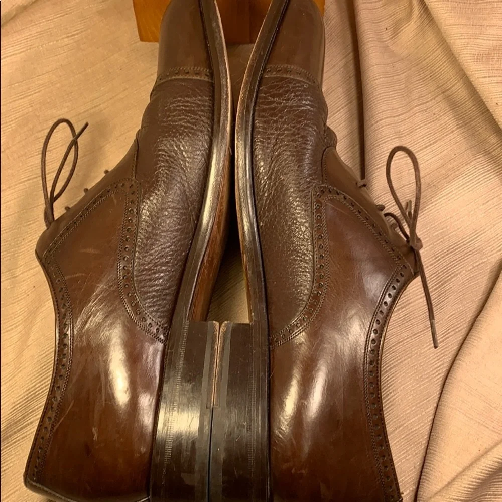 Mezlan leather classic lace up shoes made in Spain